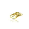 Trendy Stackble 925 Sterling Silver Ring Gold Plating Fashion Jewelry Ring